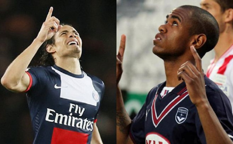 Cavani and Rolan may score goals at will, but that's the worst version of Y-M-C-A ever.  (El Espectador)