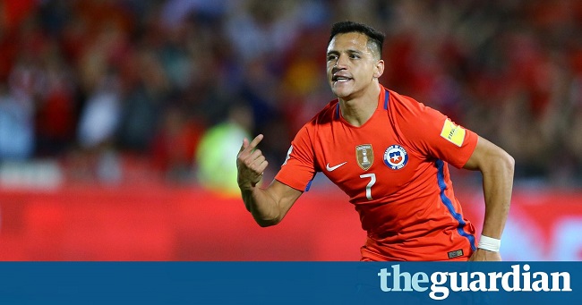Let's give Alexis Sánchez some love, shall we? Yooge game for him. (The Guardian)